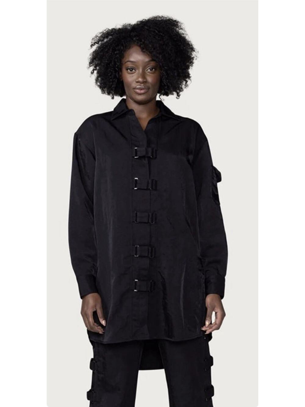 Honor The Gift Womens Shirt Dress XXL Jacket Grunge Futuristic Whimsigoth